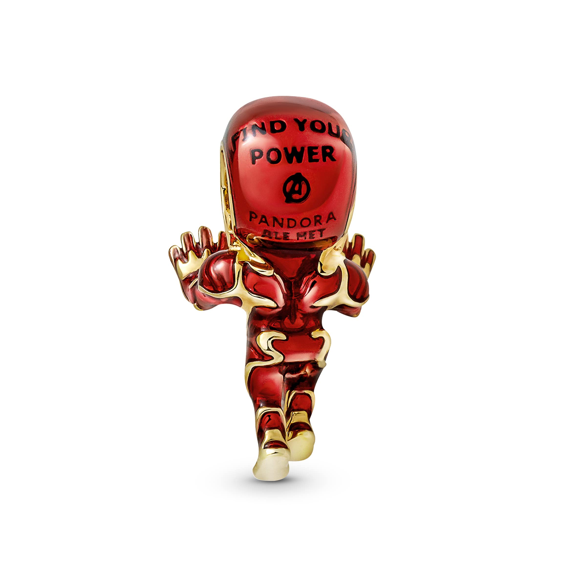 Pandora Marvel The Avengers Iron Man Charm - Red One Size | Collectible Jewelry for Superhero Fans & Gift Ideas