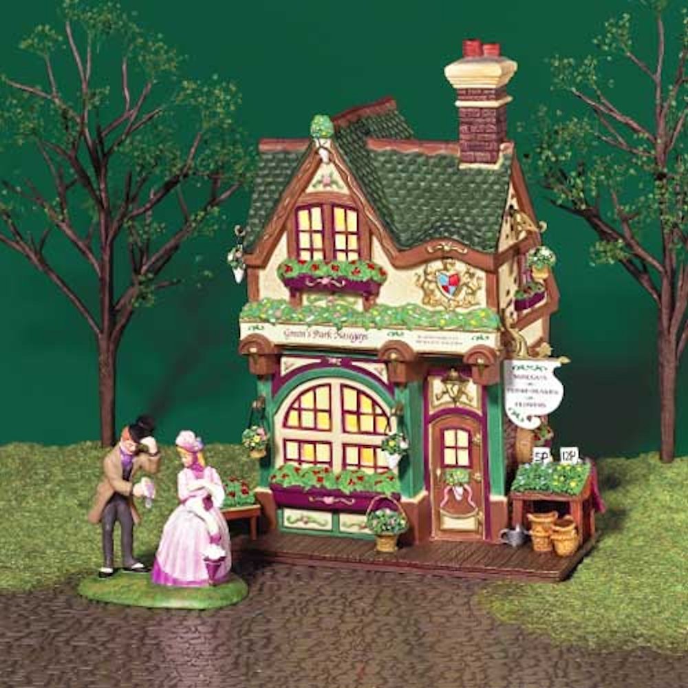 Department 56 Dickens Village Greens Park Nosegays - Collectible Christmas Village Accessories for Holiday Home Decor