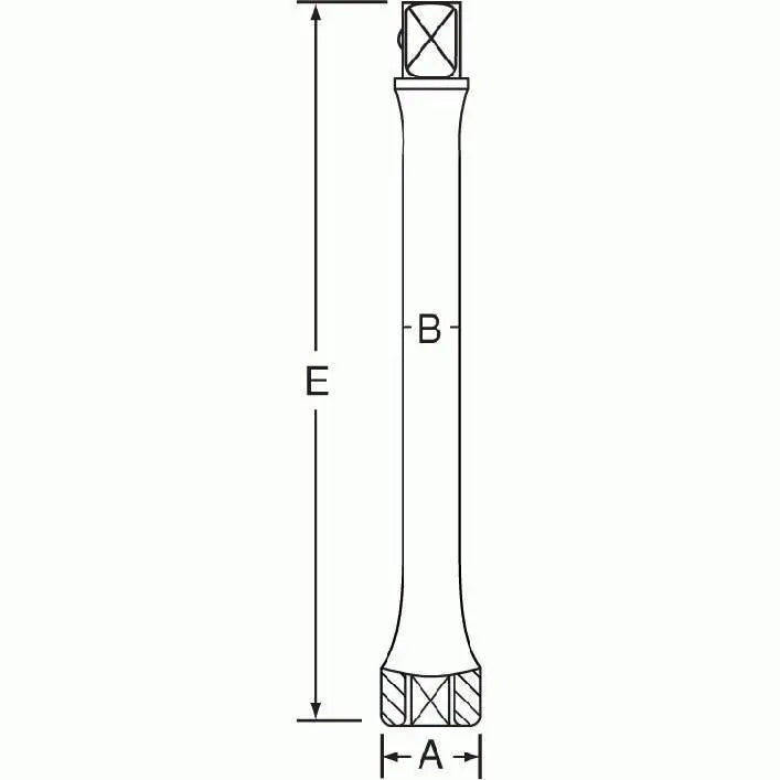 GP 3/4 Drive Torque Extension Bar - Heavy Duty 250 ft/lb Capacity - Perfect for Automotive Repairs & Industrial Applications