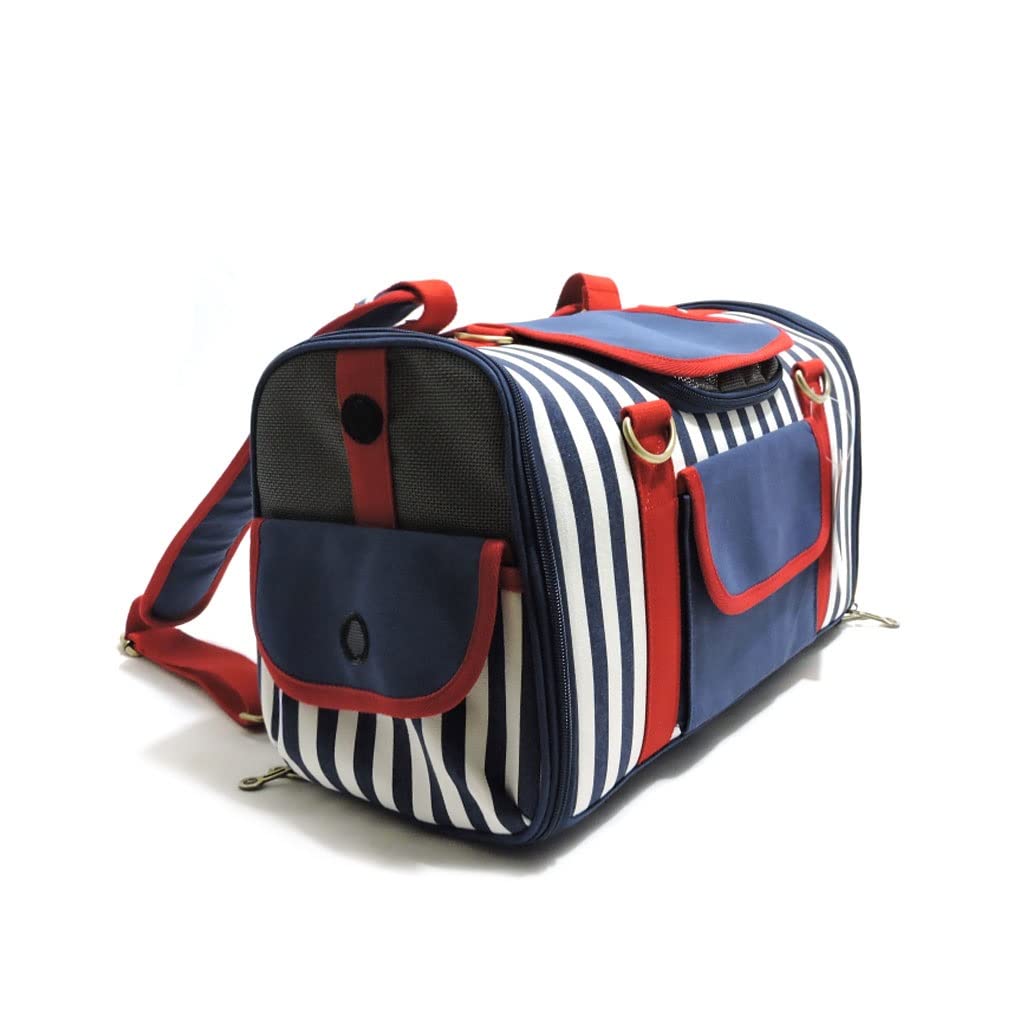 Fashion Pet Carrier for Small Dogs & Cats - Collapsible Portable Pet Travel Bag with Adjustable Shoulder Strap | Perfect for Air Travel, Hiking, Walking & Outdoor Adventures