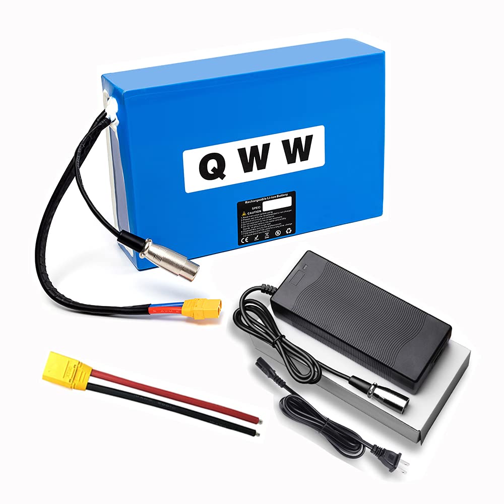 48V 20AH 30A Lithium Battery for Electric Bike & Scooter - High Power 1200W Rechargeable E-Bike Battery Pack - Perfect for Commuting, Off-Road Riding & Urban Transportation