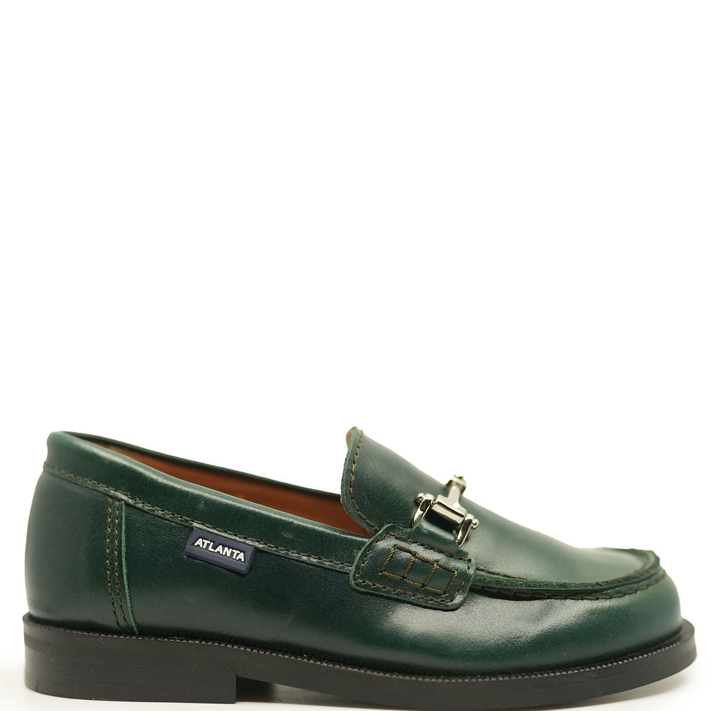 Men's Atlanta Moccasin Hunter Buckle Chunky Loafers - Comfortable Casual Slip-On Shoes for Outdoor Walking, Work & Travel