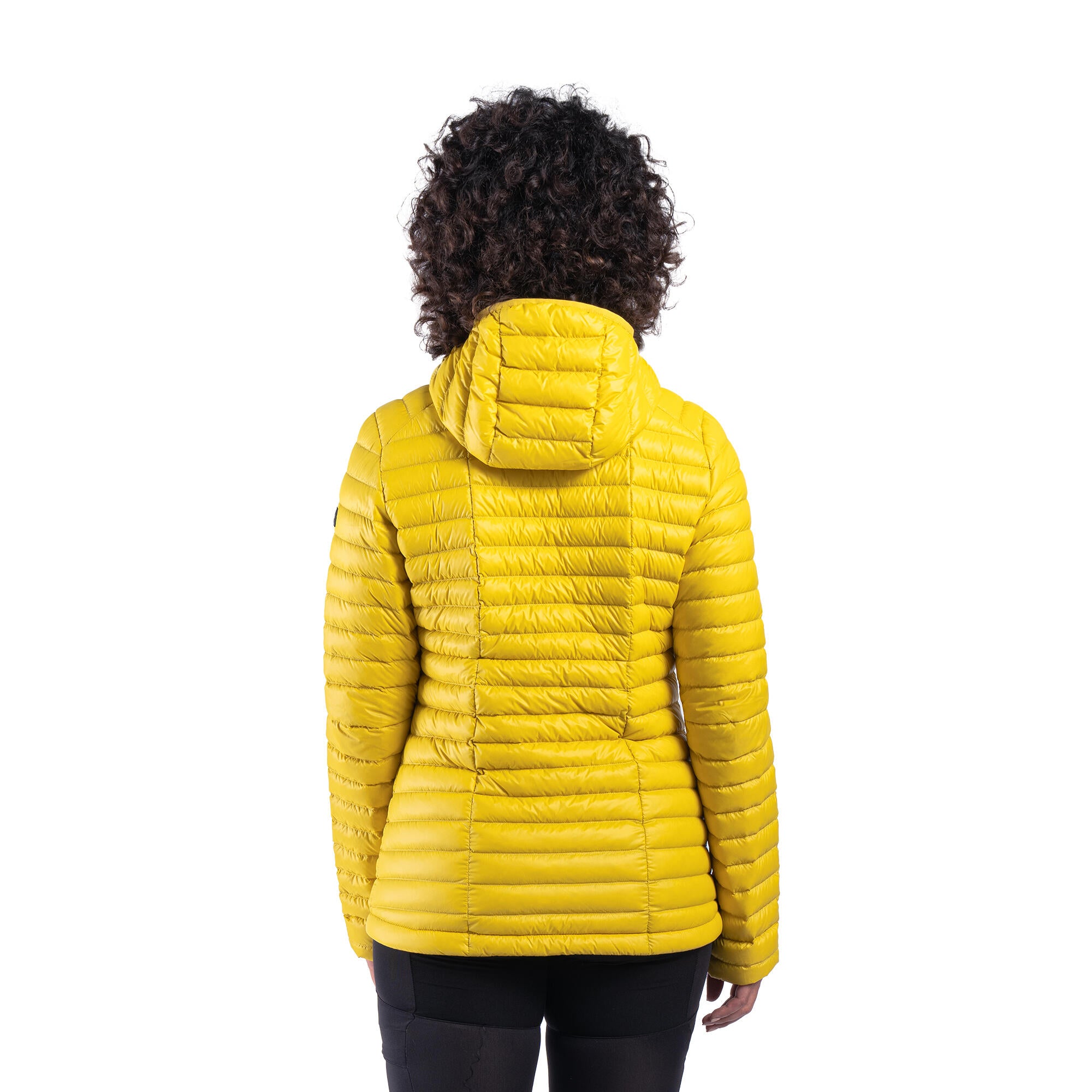Forclaz Women's MT100 Hooded Down Puffer Jacket - Lightweight Warm Winter Coat for Hiking, Skiing & Outdoor Activities