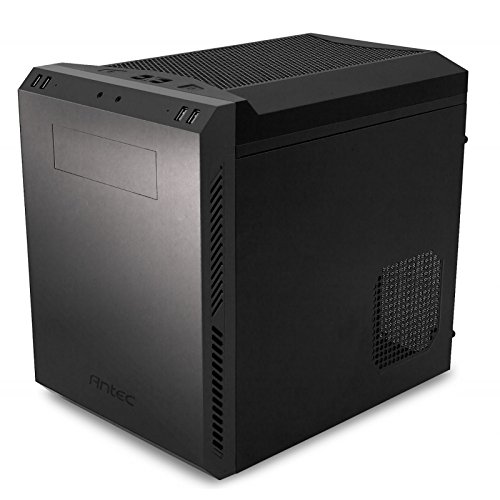 Antec P50 Mid-Tower PC Case - Silent Computer Case with Tempered Glass Window, 240mm Water Cooling Support, USB 3.0 Ports & Pre-Installed Fans | Perfect for Micro ATX & Mini-ITX Gaming PC Builds, Home Office & Streaming Setup