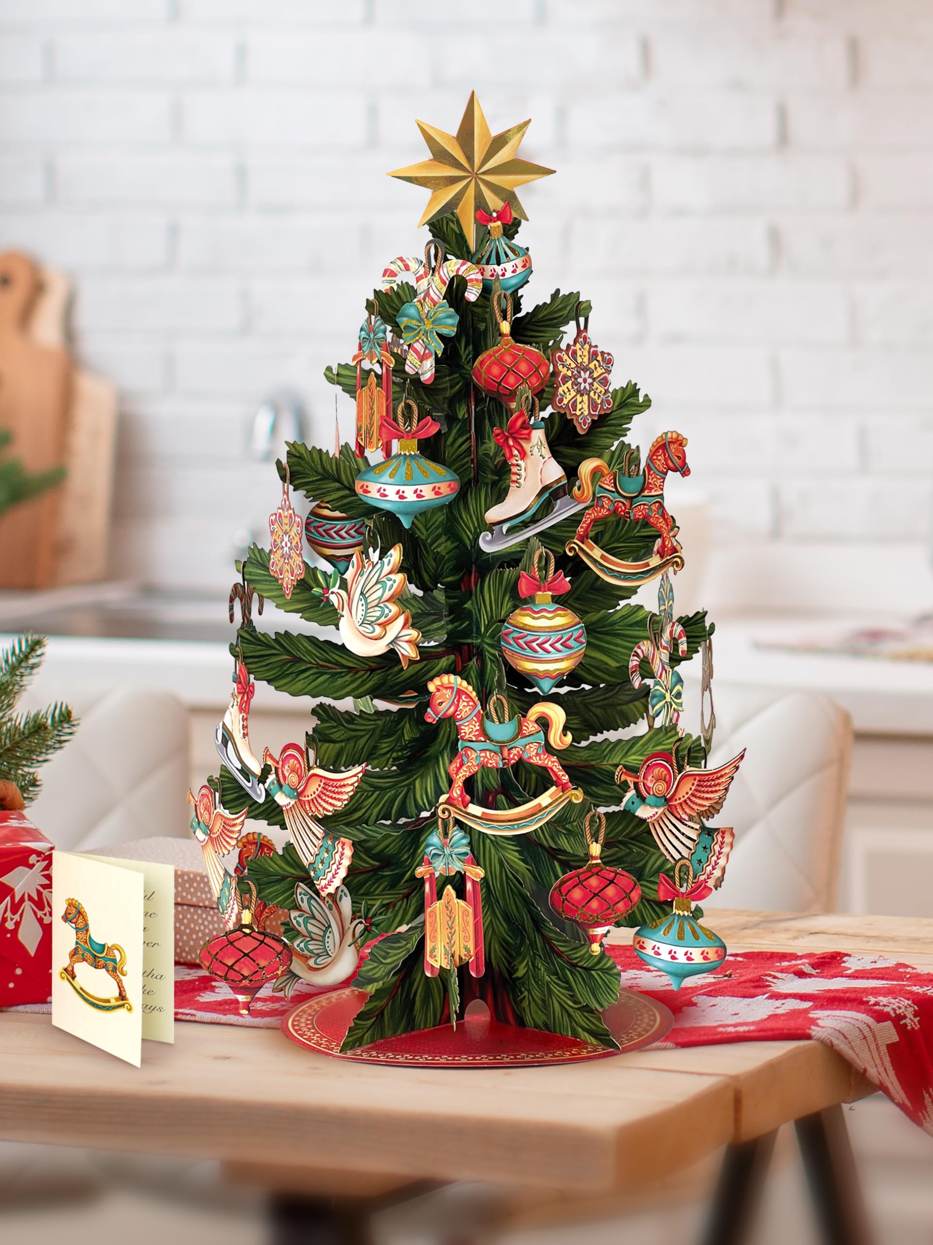 3D Popup Greeting Cards - Birthday & Christmas Gift Cards with Envelopes for Special Occasions