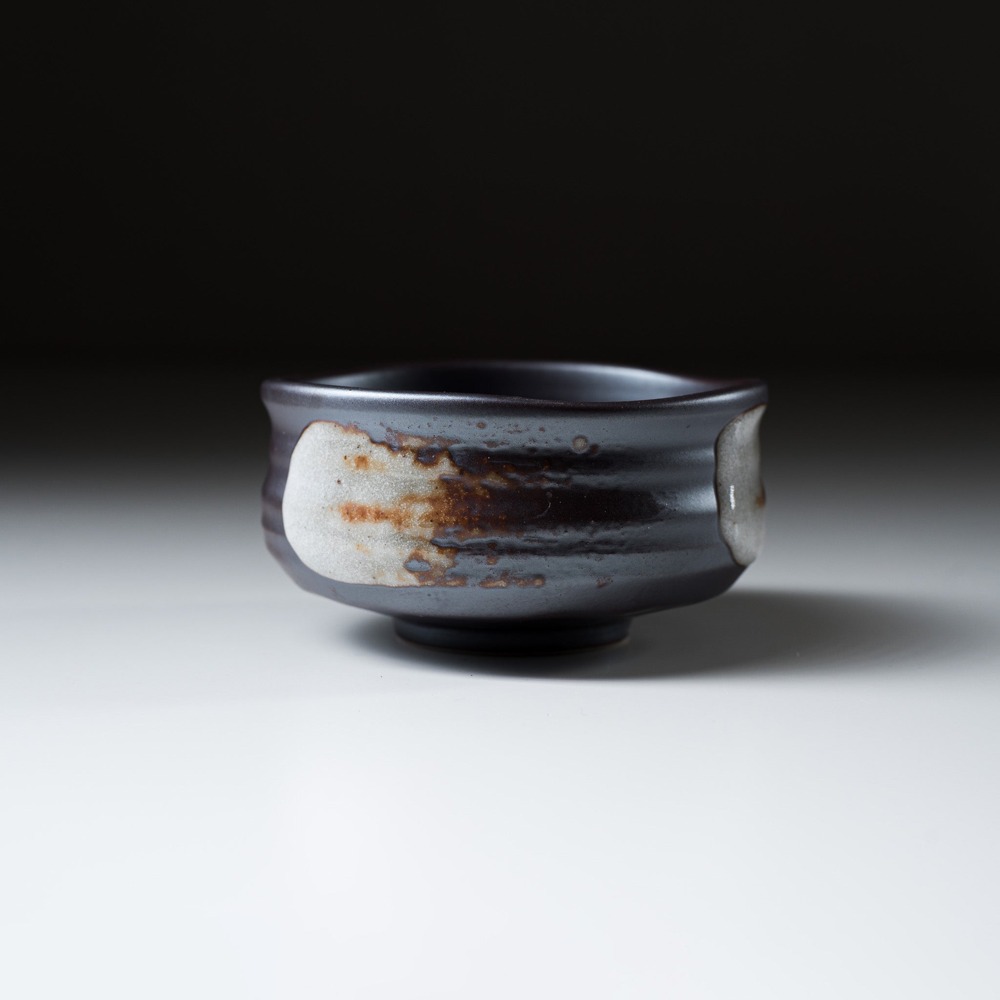 Handcrafted Mino Ware White Brush Small Side Dish Bowl 8cm - Perfect for Japanese Cuisine, Sushi, and Appetizer Serving