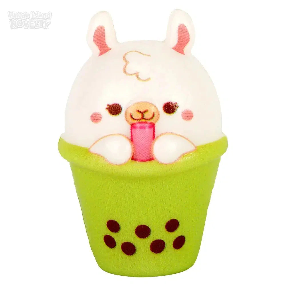 2 Pack Mini Squishy Animal Bubble Tea Toys - Cute Stress Relief Fidget Sensory Toys for Kids & Adults - Perfect for Party Favors, Gifts, and Relaxation