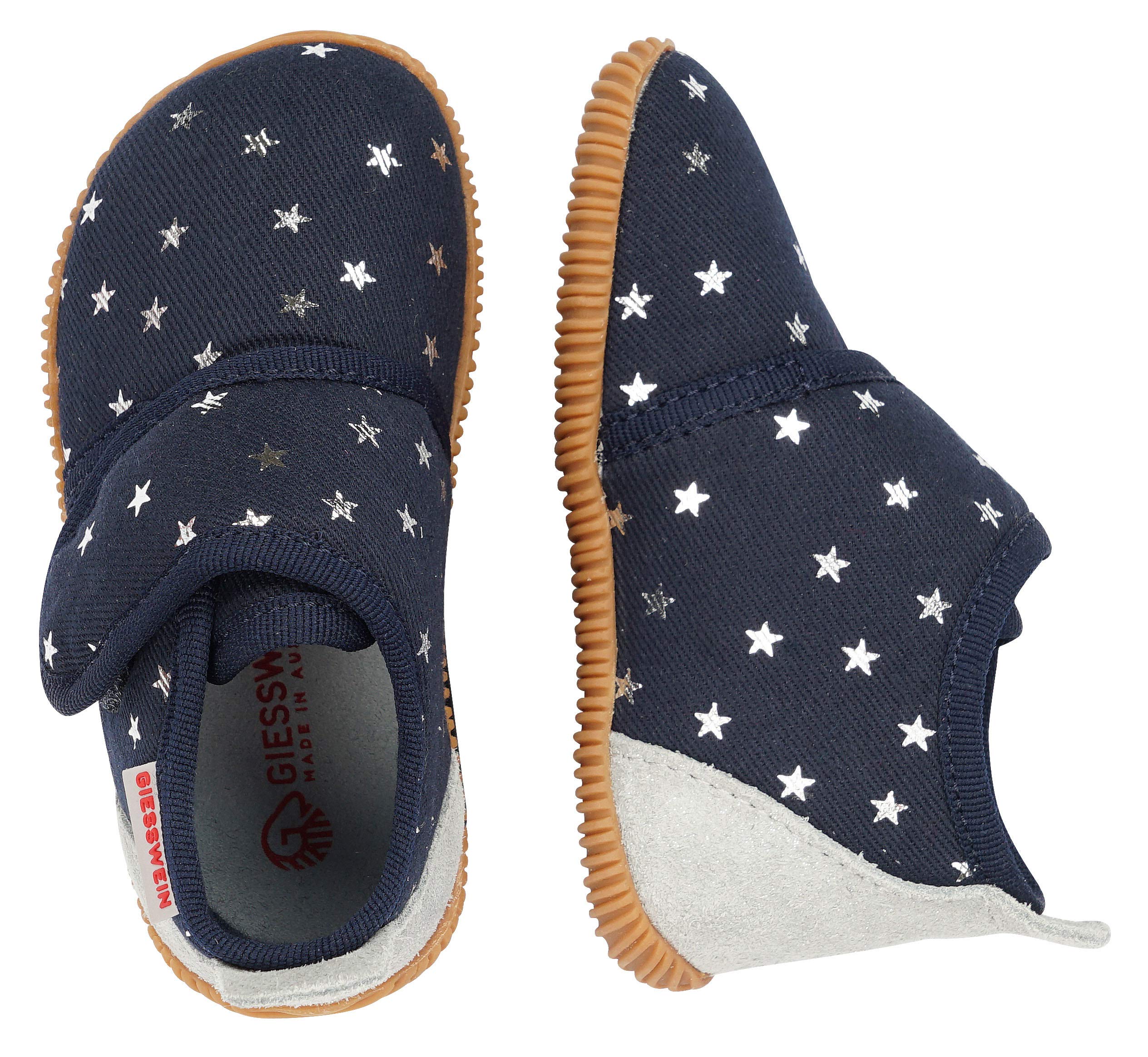 Giesswein Girls' Salsach Hi-Top Slippers - Dark Blue 548, Size 6 UK - Cozy Indoor & Outdoor House Shoes for Kids