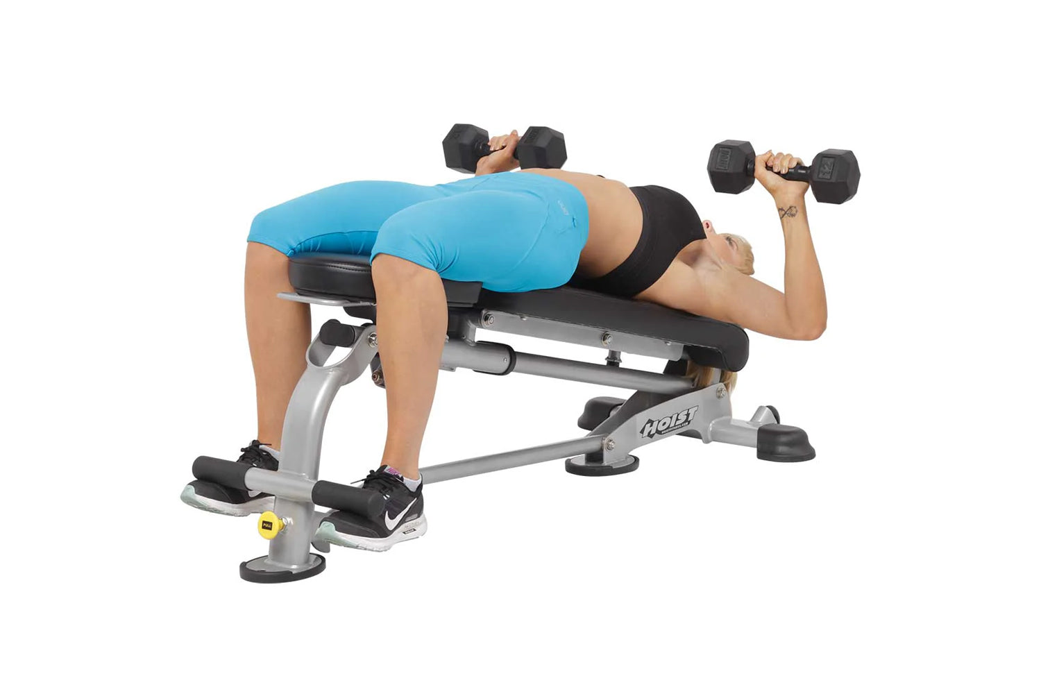 Hoist HF 5167 7-Position Adjustable Folding Weight Bench for Home Gym - Perfect for Strength Training, Full-Body Workouts & Compact Storage