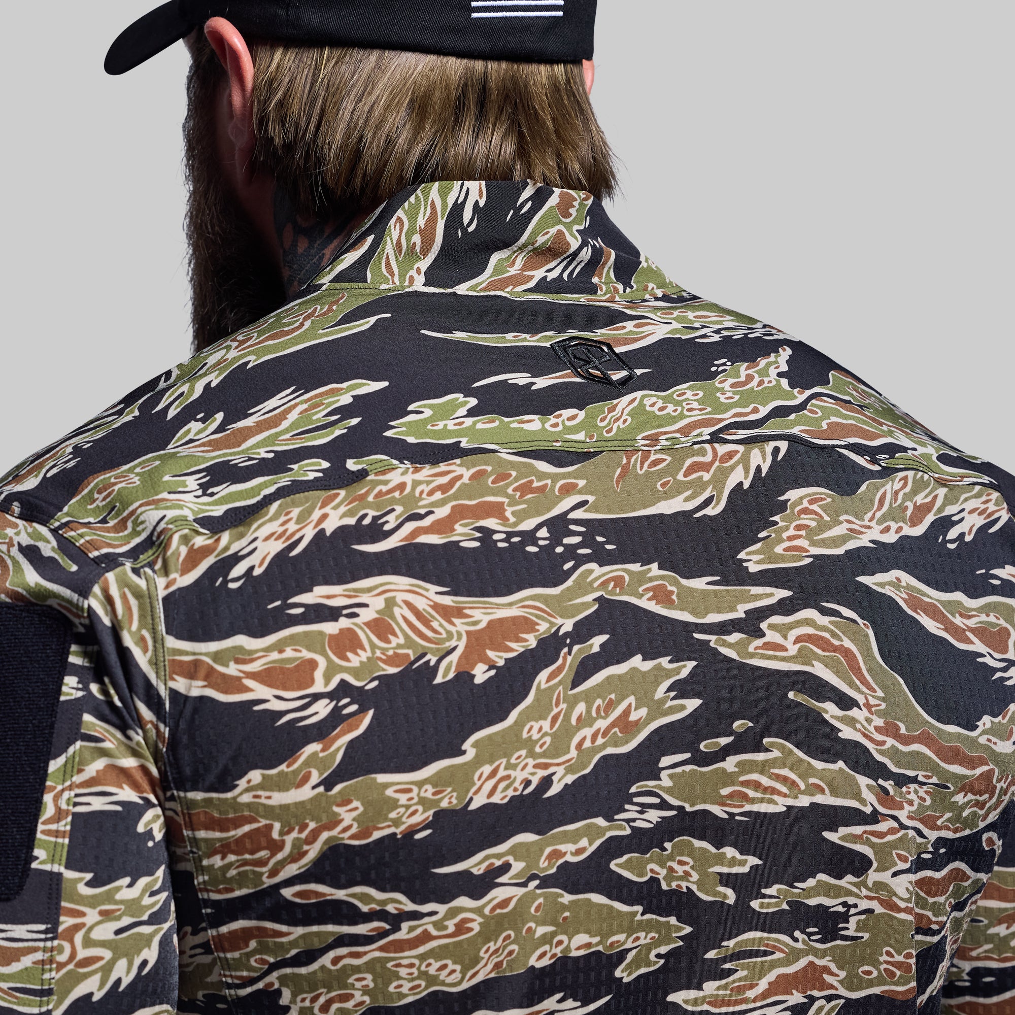 Long Sleeve Op Top Pro (Jungle Tiger) - Breathable Performance Shirt for Outdoor Sports & Gym Workouts