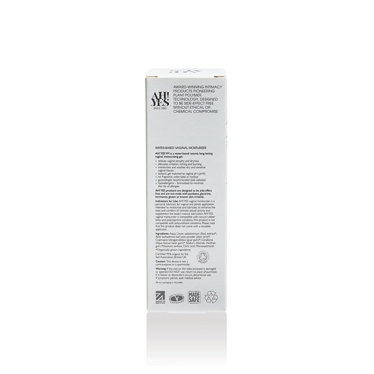 Ah! YES VM Vaginal Moisturizer 3.4oz - Intimate Hydration for Women | pH-Balanced & Gynecologist Recommended | Relief for Dryness & Discomfort | Perfect for Daily Use & Menopause Care