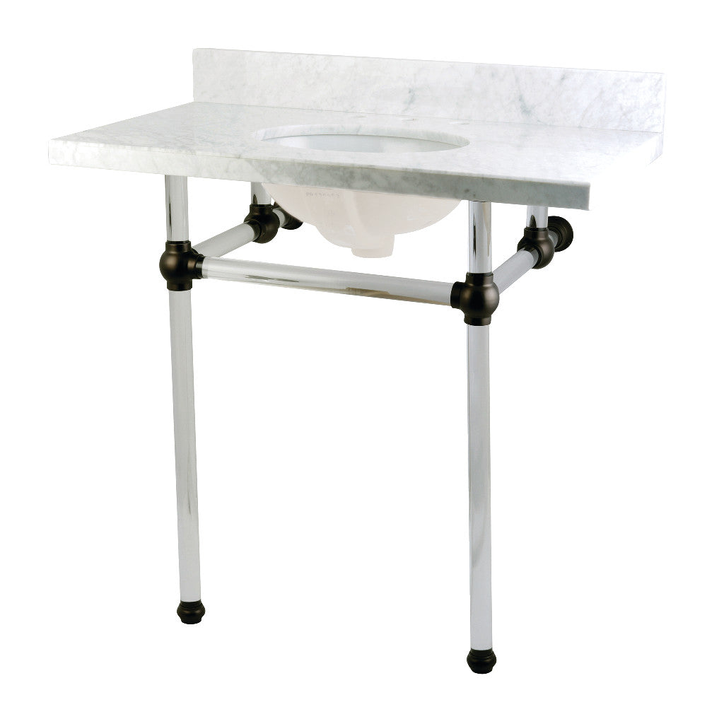 Carrara Marble/Brushed Brass