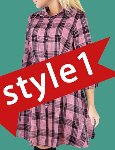 B-pink Black Plaid
