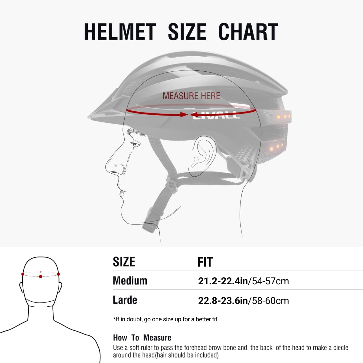 LIVALL MT1 Neo Smart Bike Helmet with Bluetooth Speakers, Built-in Mic, Fall Detection & Turn Signals - Mountain & Road Cycling Helmet for Adults - Perfect for Commuting, Trail Riding & Urban Cycling