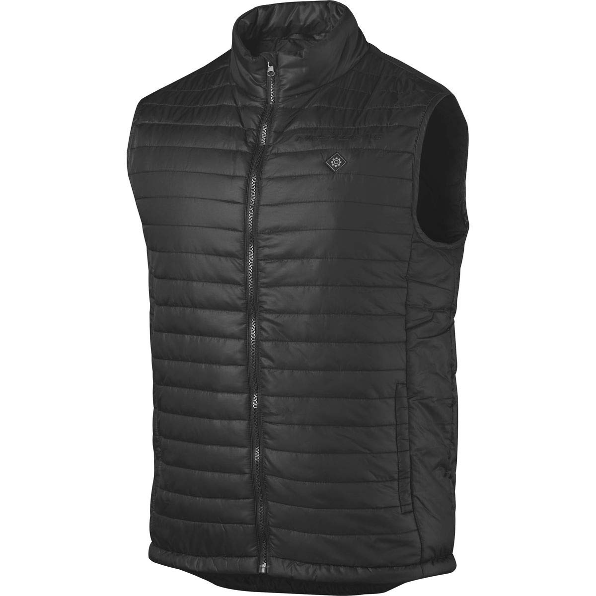Firstgear Heated Men's Puffer Vest - Black, Medium - Winter Outdoor Gear for Hiking, Skiing & Cold Weather Activities