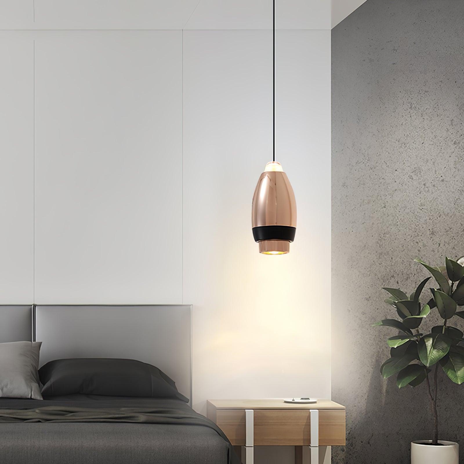 Modern Dawn Pendant Light Fixture - Elegant Glass Ceiling Lamp for Dining Room, Kitchen Island & Living Room Decor | Adjustable Hanging Light with Warm White LED Bulb | Perfect for Home, Cafe & Restaurant Lighting