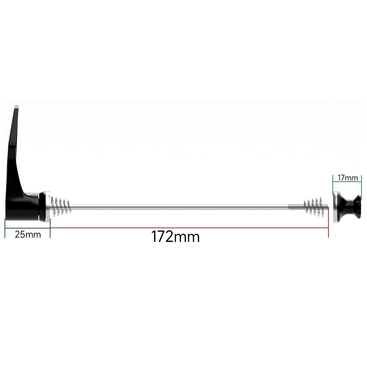 Ultra High Strength Titanium Alloy Bike Axle Skewer Set - Quick Release 100mm Front/130mm Rear for Road Bikes & 100mm Front/135mm Rear for Mountain Bikes | Lightweight & Durable Upgrade for Enhanced Cycling Performance