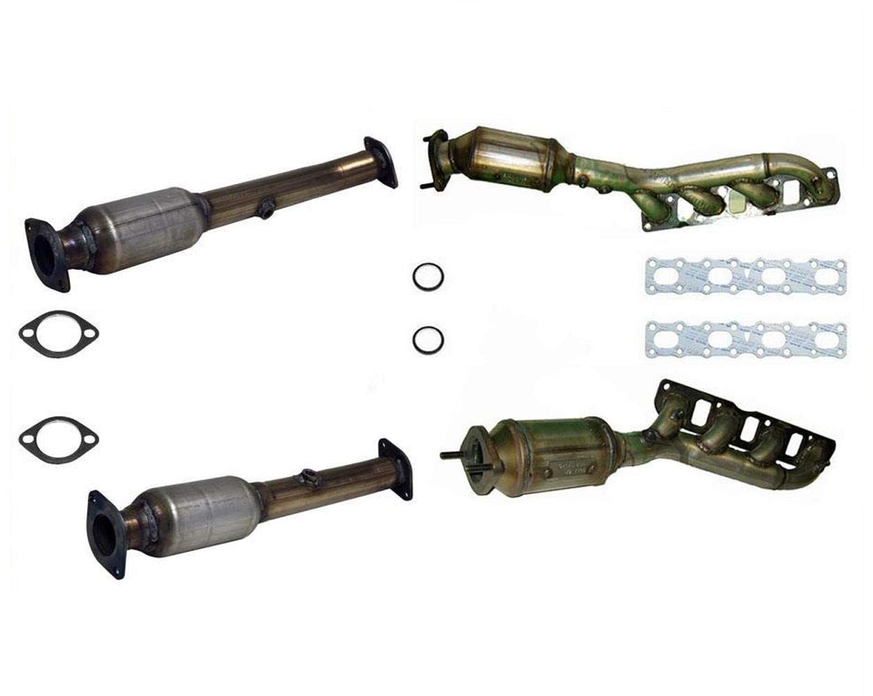 High-Quality Manifold Catalytic Converter Front & Rear for 2004-2014 Nissan Titan 5.6L - Direct Fit Replacement - Improve Engine Performance & Emissions - Perfect for Off-Roading & Daily Commuting