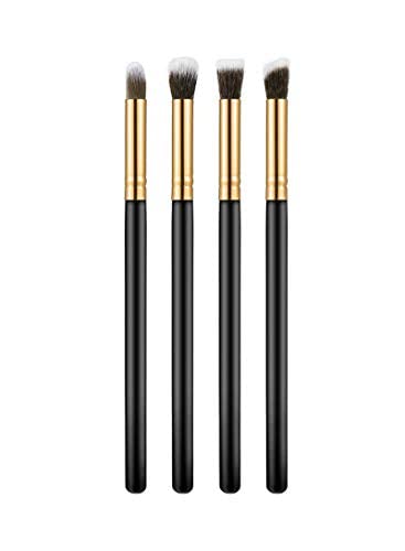 ClubComfort Eyeshadow Blending Pencil Brush with Sponge Puff - 2 Pack Makeup Brush Set for Professional Eyeshadow Blending & Smokey Eye Application
