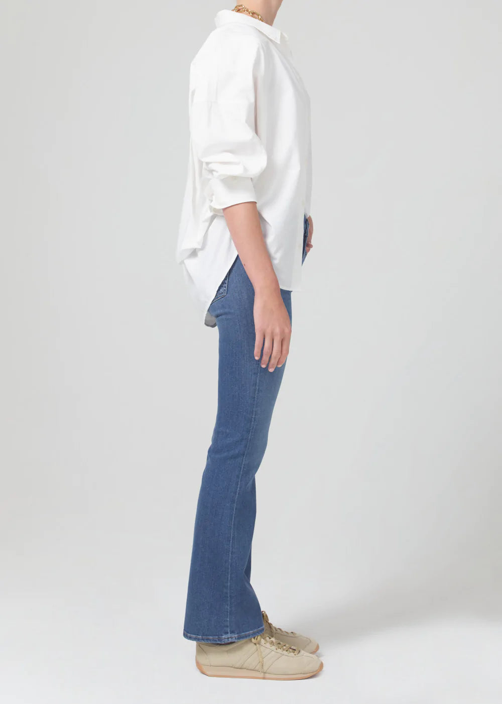Emannuelle Low Rise Boot Cut Jeans for Women - High Waist Stretch Denim Pants - Perfect for Casual Outfits & Night Out