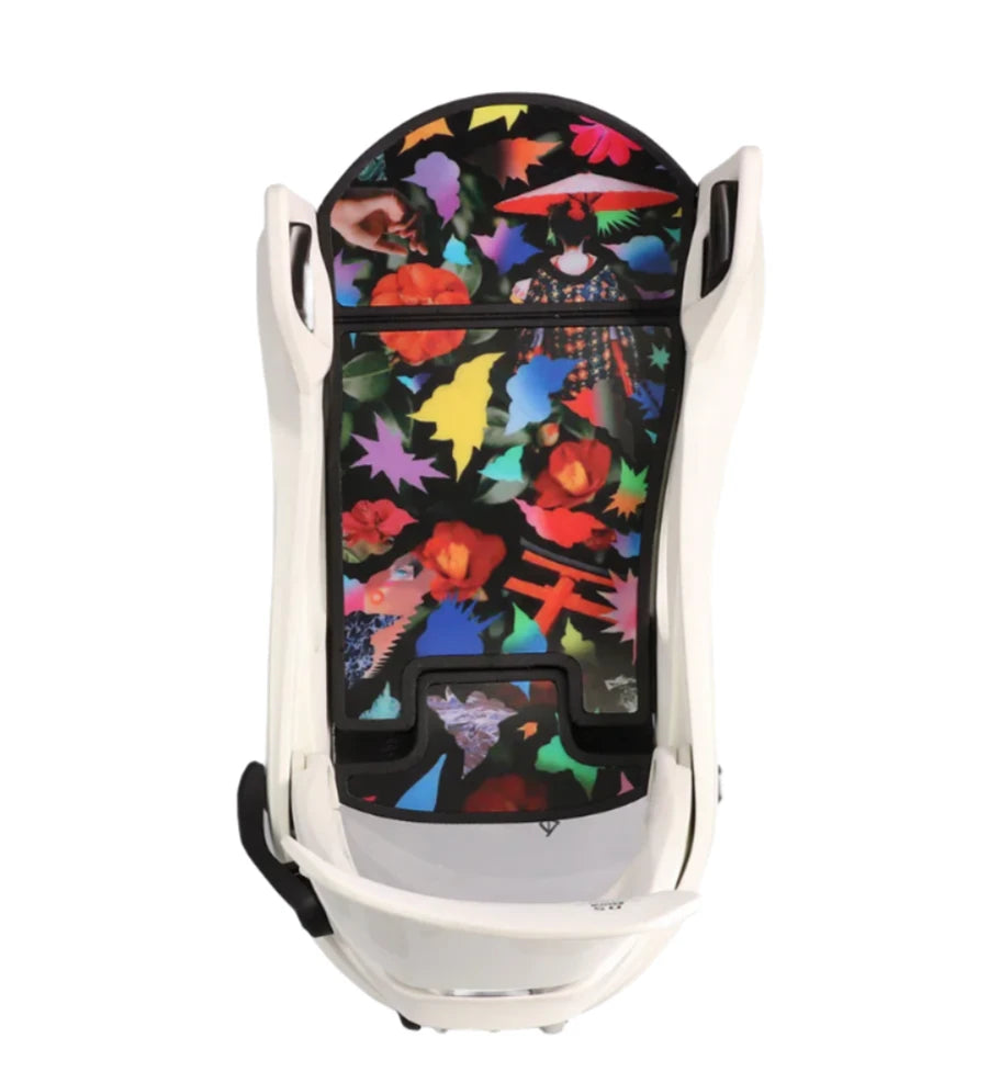 Flux Women's DS Step On Snowboard Bindings 2025 - Lightweight & Responsive for All-Mountain Riding - Perfect for Freestyle and Powder Snowboarding