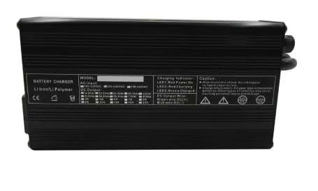 ZOGUO 75.6V 8A Lithium Li-ion Battery Charger for 66.6V Batteries - Crocodile Clip Connector | Fast Charging Power Supply for E-Bikes, Scooters & Electric Vehicles