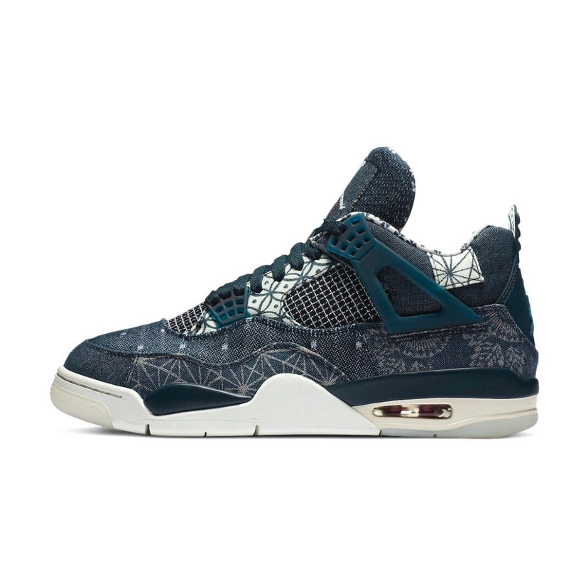 Air Jordan 4 Retro SE Sashiko Basketball Shoes - Men's High-Top Sneakers for Casual Wear & Street Style | Perfect for Basketball, Gym, and Everyday Fashion