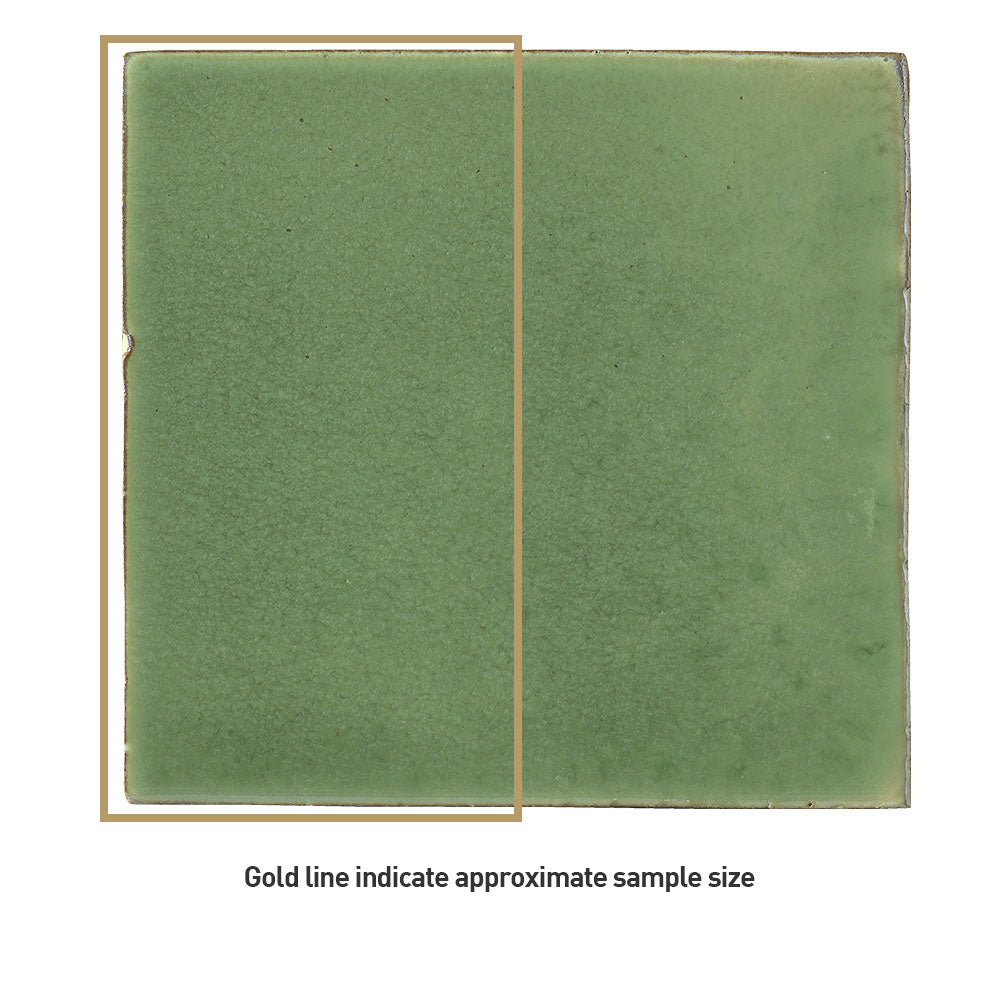 Havana Emerald Green 150x150mm Handmade Zellige Glossy Ceramic Tile - Perfect for Kitchen Backsplash, Bathroom Walls & Mediterranean Style Decor
