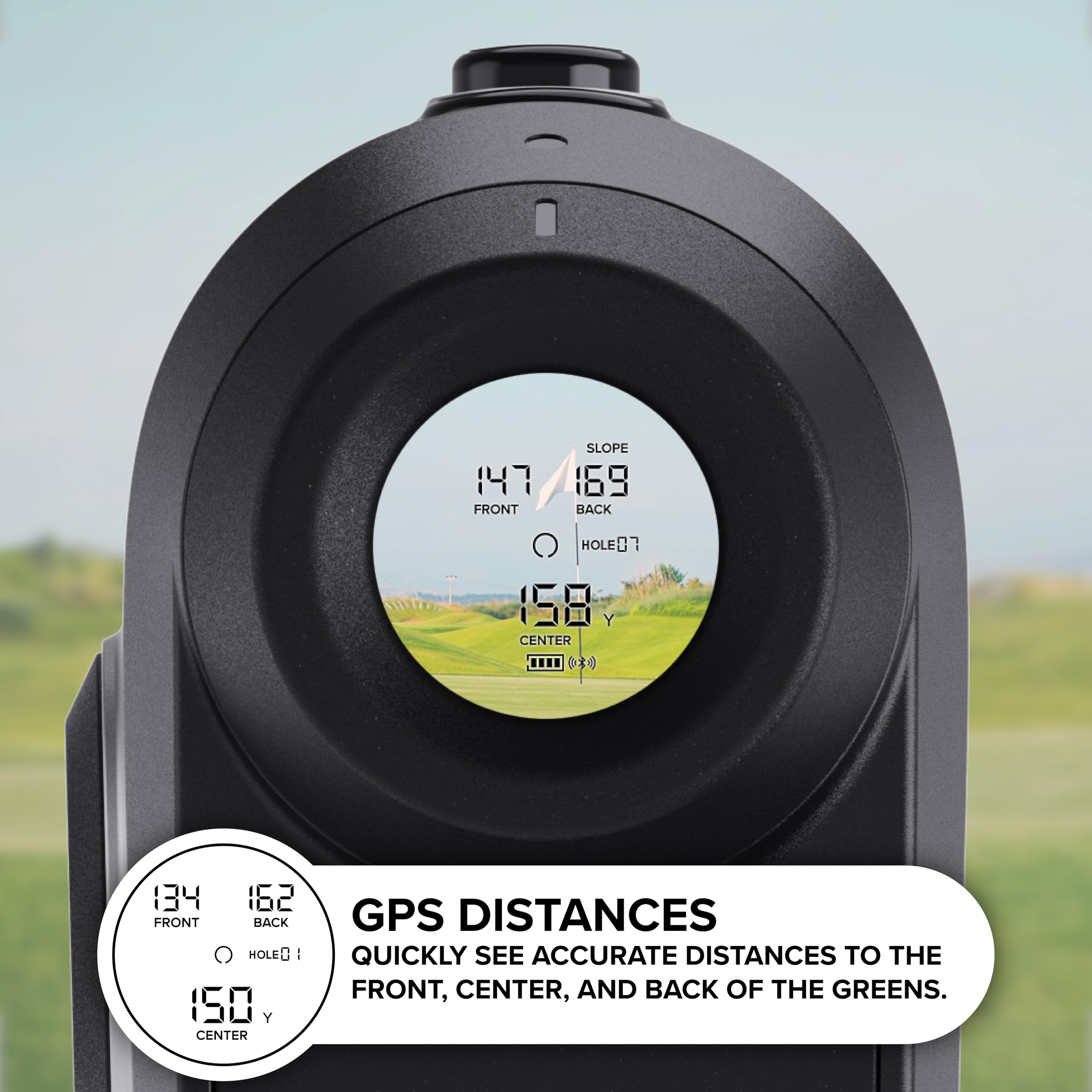 Precision Pro Titan Elite Golf Rangefinder with GPS - Tournament Legal, 999 Yard Range, Slope Switch, Magnetic Grip & Waterproof - Perfect for Golf Tournaments, Practice & Outdoor Adventures