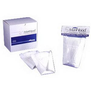 Coloplast Manhood Absorbent Pouch 250cc - Latex Free Super Absorbent Polymer for Incontinence Protection - Ideal for Active Lifestyles and Nighttime Use