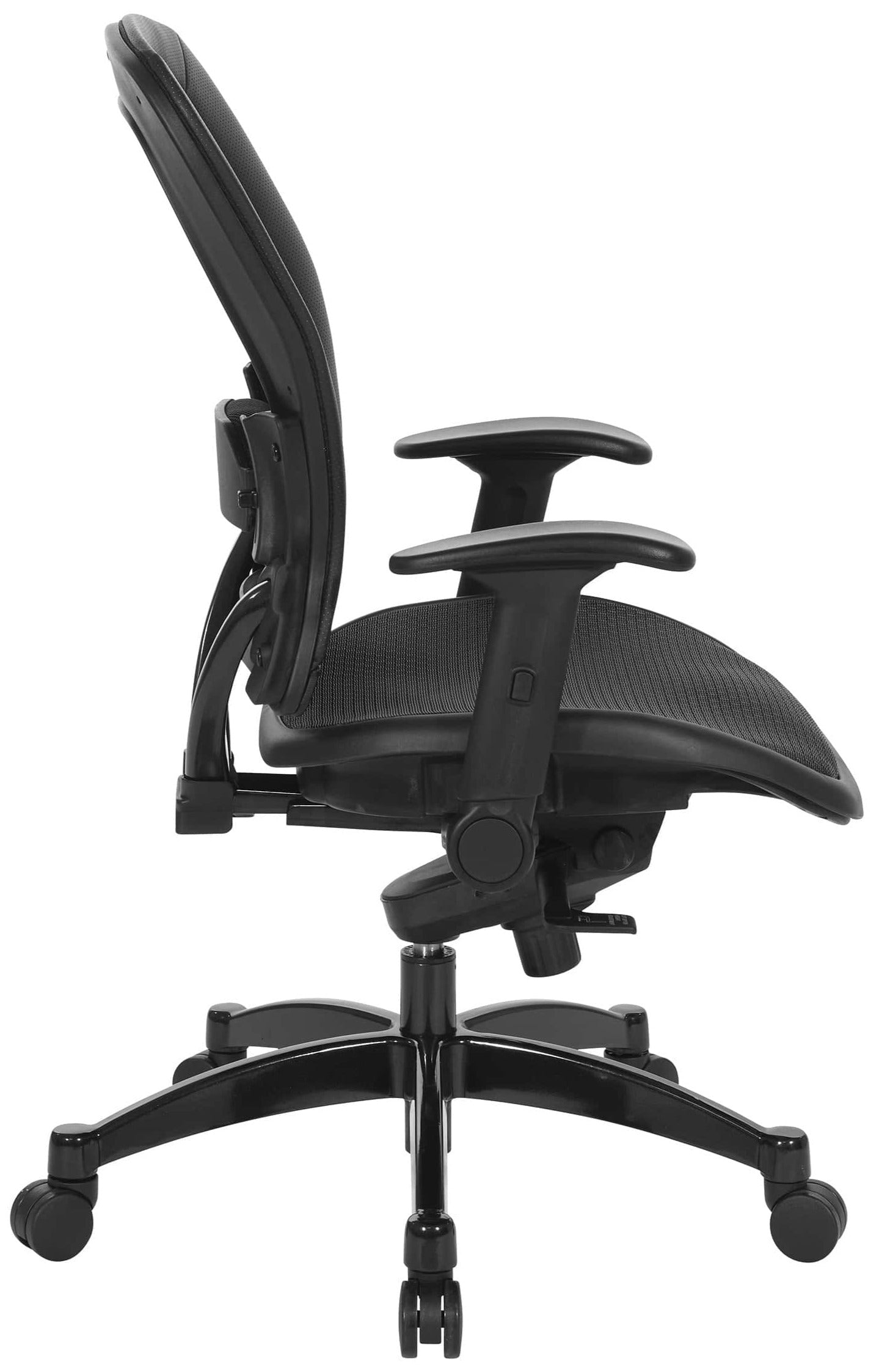 Ergonomic Mesh Office Chair with Flip-Up Arms - Adjustable Lumbar Support & Breathable Backrest for Home & Office Workspaces [Model 2787R] - Perfect for Long Hours of Sitting, Gaming, or Remote Work