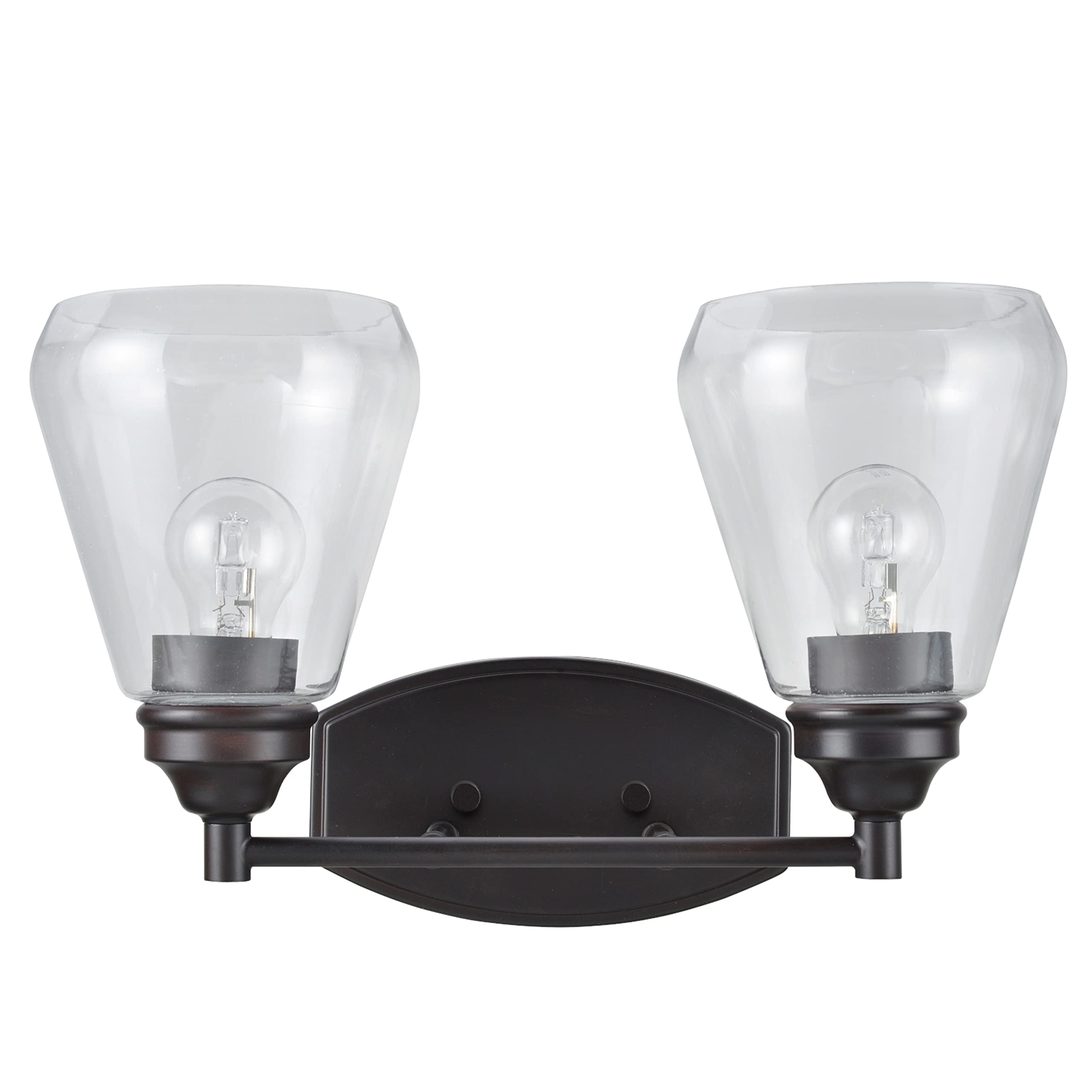 Aspen Creative 62120-2 Two-Light Bathroom Vanity Wall Sconce, 16