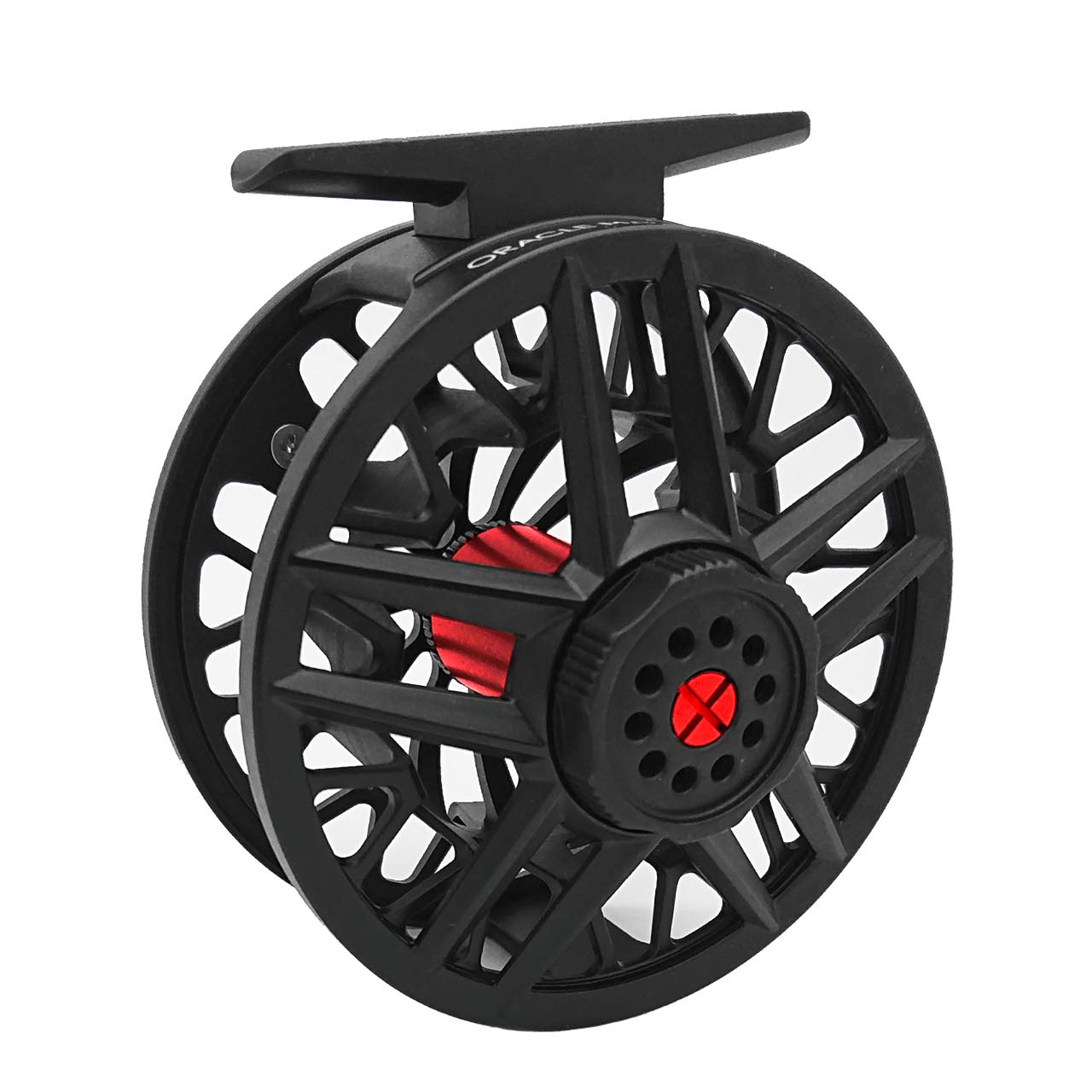 TIEMCO Oracle MA Black 7/8 Fly Fishing Reel - Premium Saltwater & Freshwater Fishing Gear for Trout, Salmon, and Bass Anglers