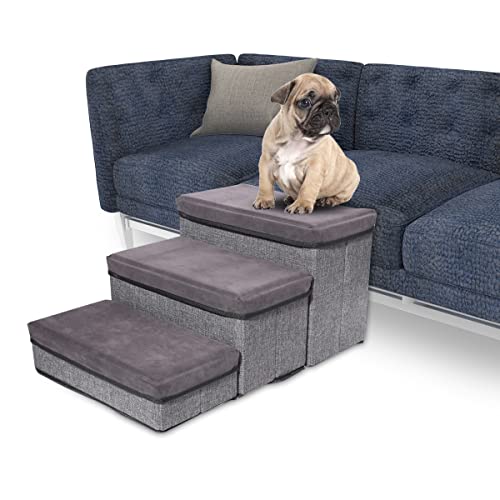 Dog Stair Grey