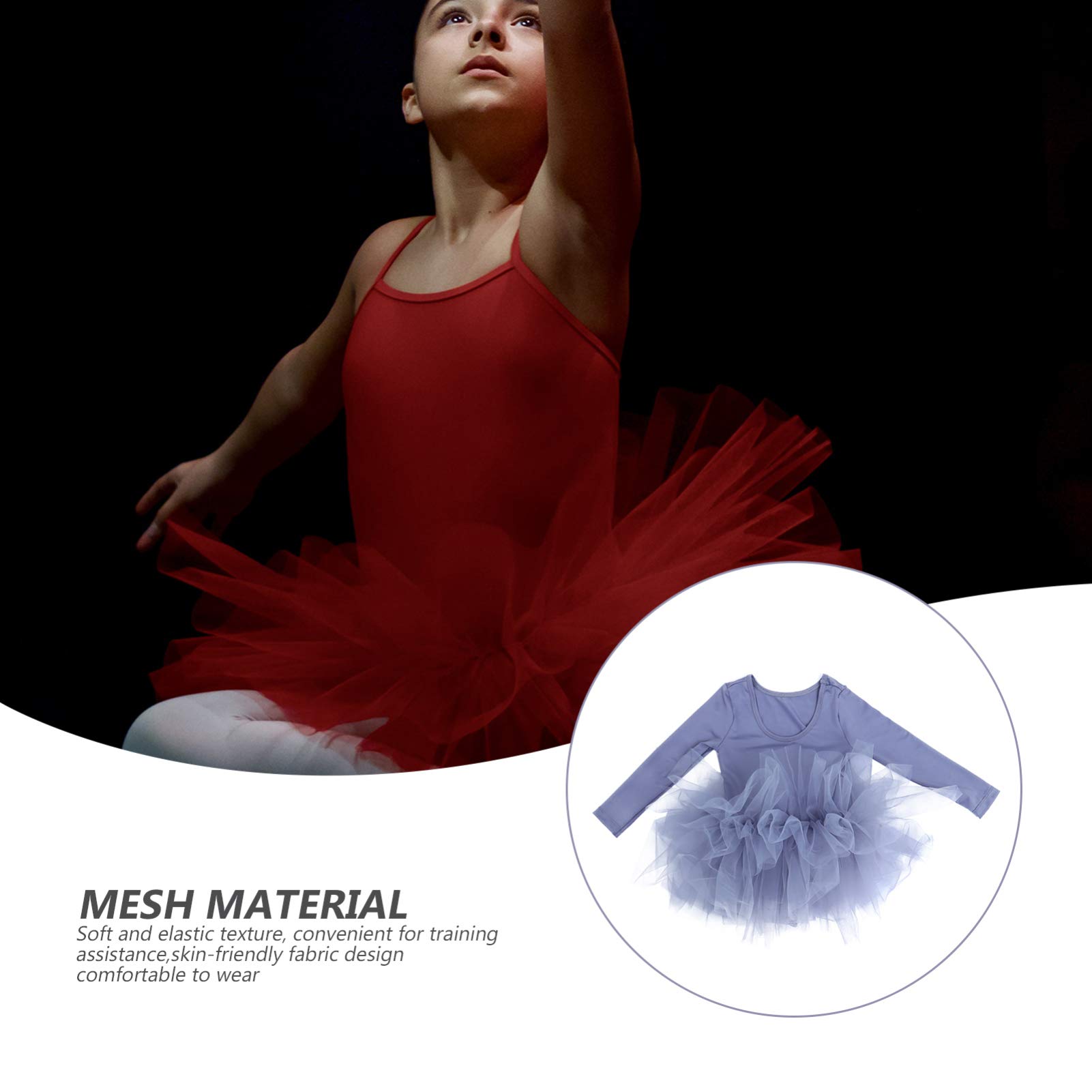 GALPADA Girls Dance Leotard with Skirt - Cotton Ballet Activewear for Kids - Perfect for Ballet, Jazz, Gymnastics & Dance Classes