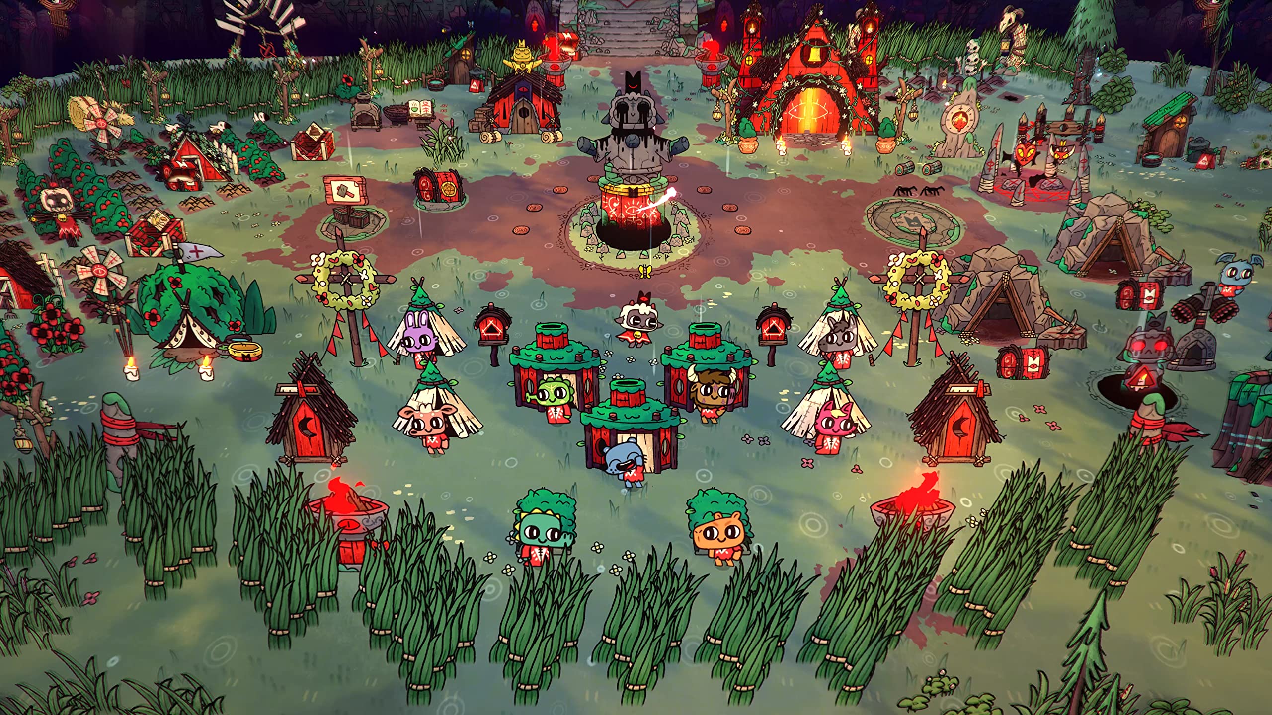 Cult of the Lamb for PS5 - Dark Fantasy Adventure Game with Roguelike Elements | Perfect for Horror & Indie Game Fans | Play at Home or Game Nights