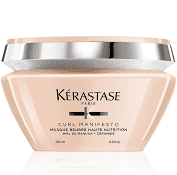 Kerastase Curl Manifesto Masque Beurre Haute Nutrition Hair Mask for Curly Hair - Deep Conditioning Treatment for Dry, Frizzy Hair - Salon-Quality Hydration at Home