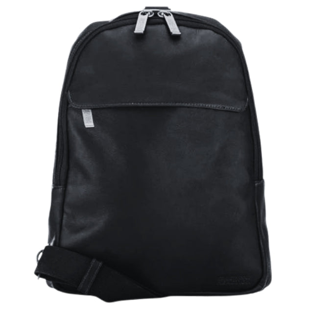 Kenneth Cole Genuine Leather 13-Inch Sling Laptop Backpack for Men & Women - Stylish & Durable Work Bag for Business Travel, Commuting & College
