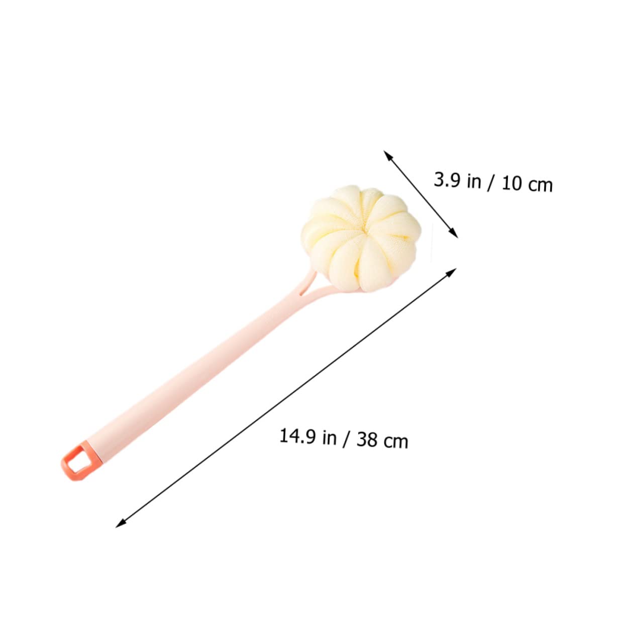 Homoyoyo Long Handle Bath Back Brush for Elderly - Extra Reach Shower Brush with Soft Bristles for Back Scrubbing & Exfoliation | Perfect for Seniors, Limited Mobility & Hard-to-Reach Areas