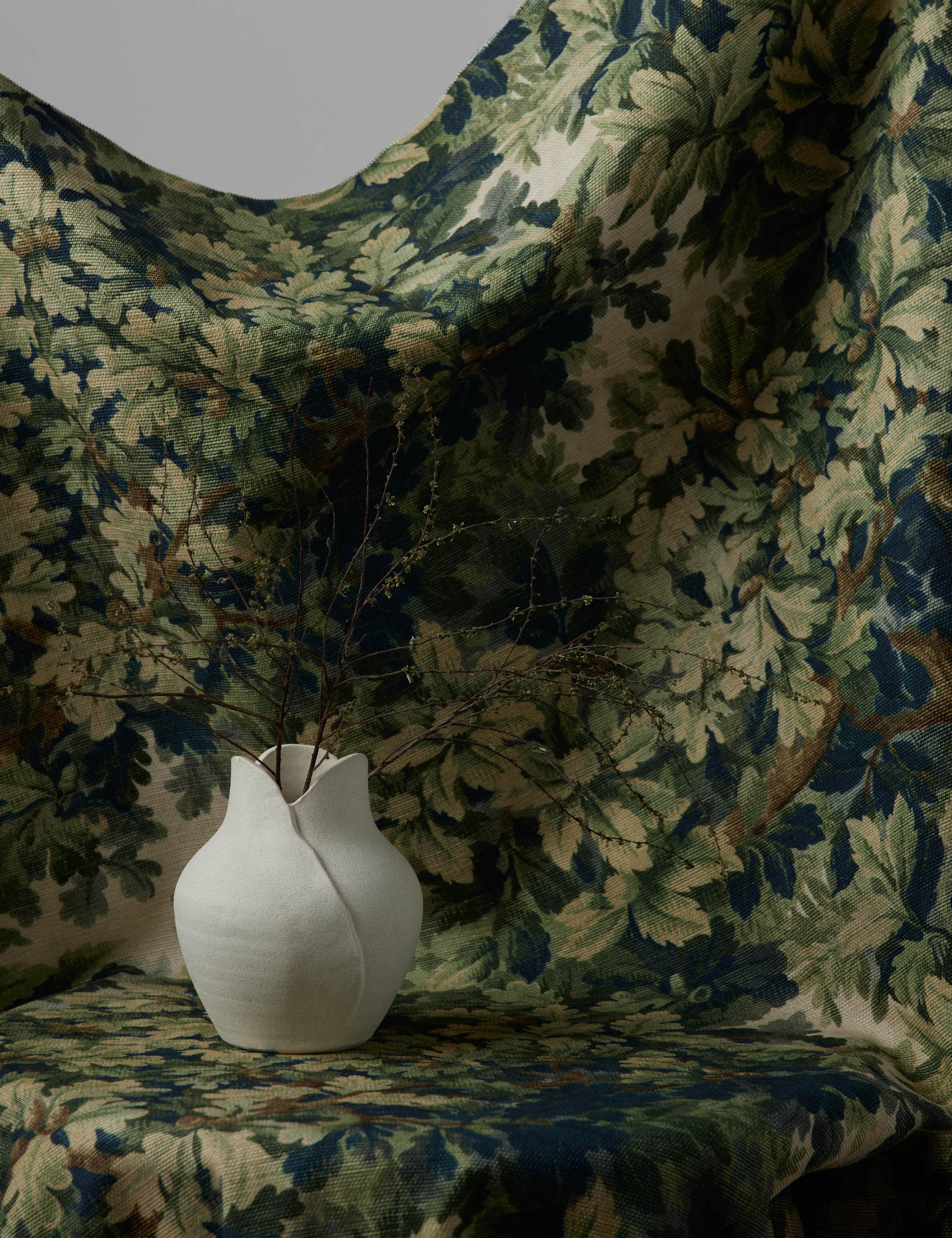 Scalamandré Bois de Chene Cotton Fabric - Premium Upholstery Material for Sofas, Chairs & Home Decor