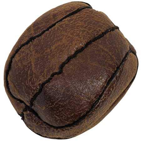 Lixit Vintage Basketball Dog Toy for Large Dogs - Durable Chew Toy for Aggressive Chewers - Perfect for Fetch, Training & Outdoor Play