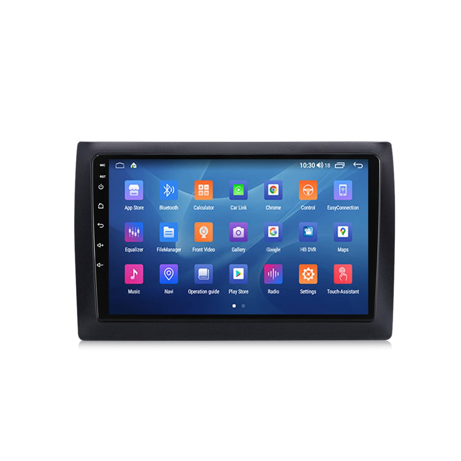 9 Inch Car Stereo with Navigation for Fiat Stilo 2010 - Touch Screen In-Dash Receiver with Backup Camera, Apple CarPlay, Android Auto, Steering Wheel Control & FM RDS | Perfect for Commuting, Road Trips & Hands-Free Driving