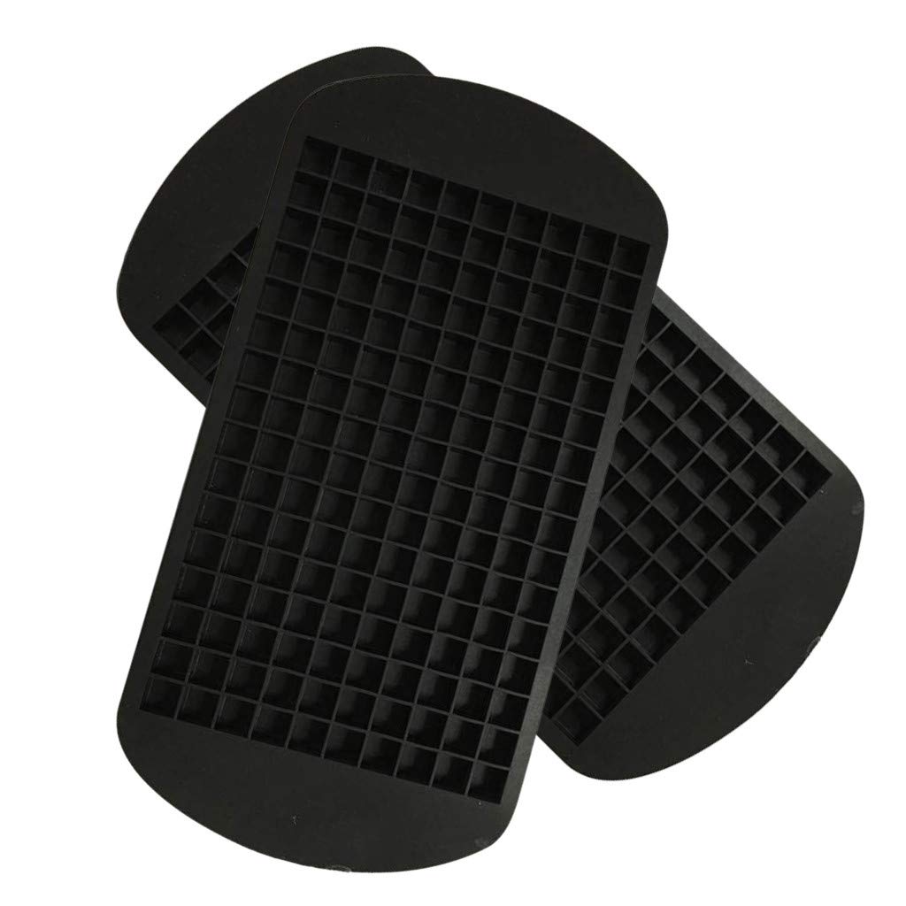 Mini Silicone Ice Cube Trays - Tiny Ice & Candy Molds for Chocolate, Cocktails & Party Drinks | Colorful Kitchen & Bar Accessories | Perfect for Home, Bars & Entertaining