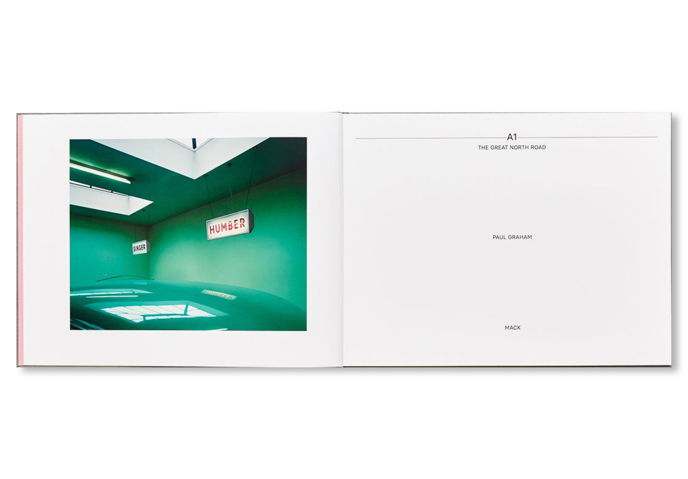 The Great North Road by Paul Graham - First Edition, Second Printing, Signed | Collectible Photography Book for Art Lovers & Home Decor