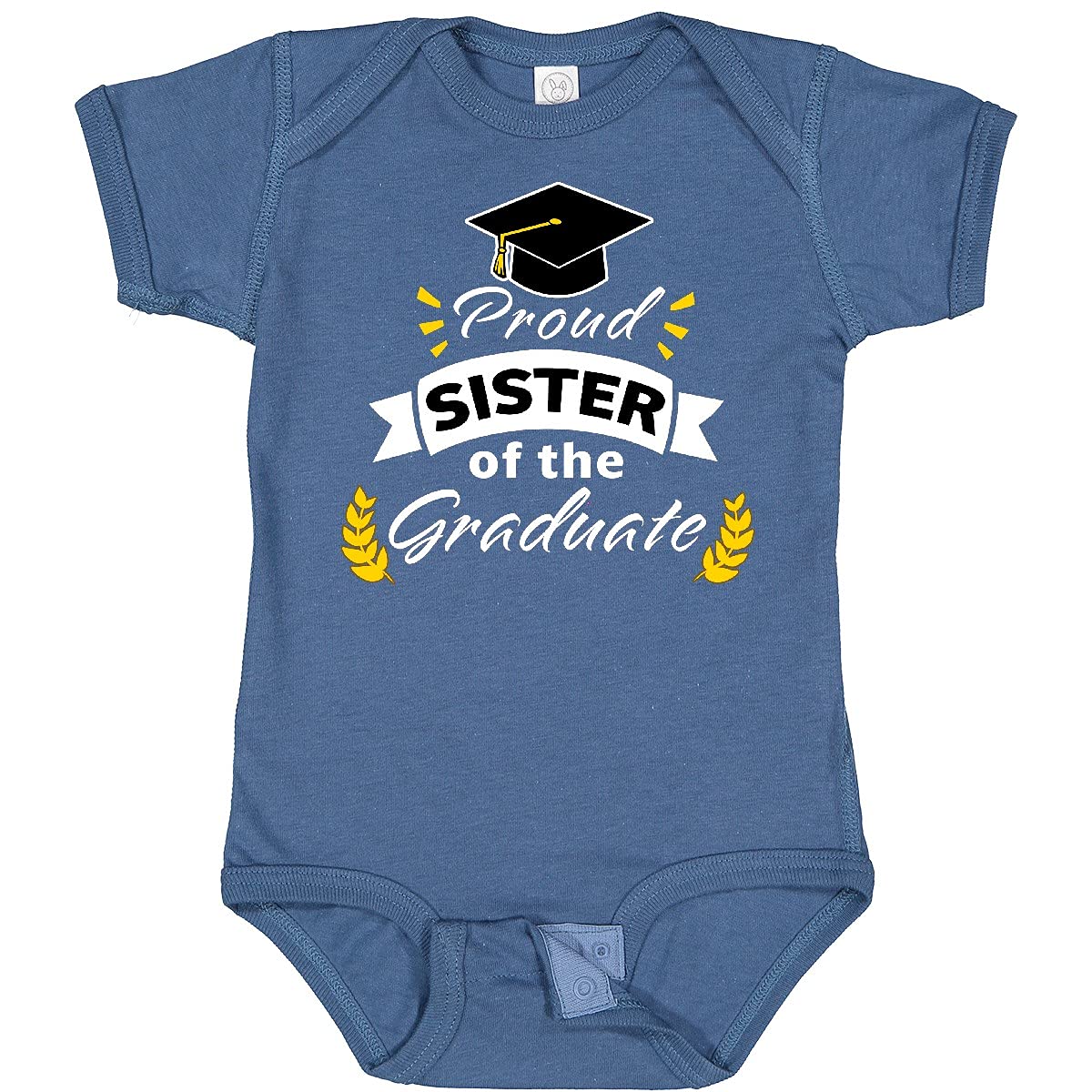 Inktastic Family Graduation - Proud Sister of the Graduate Baby Bodysuit | Cute Infant Onesie for Graduation Celebrations & Family Photos