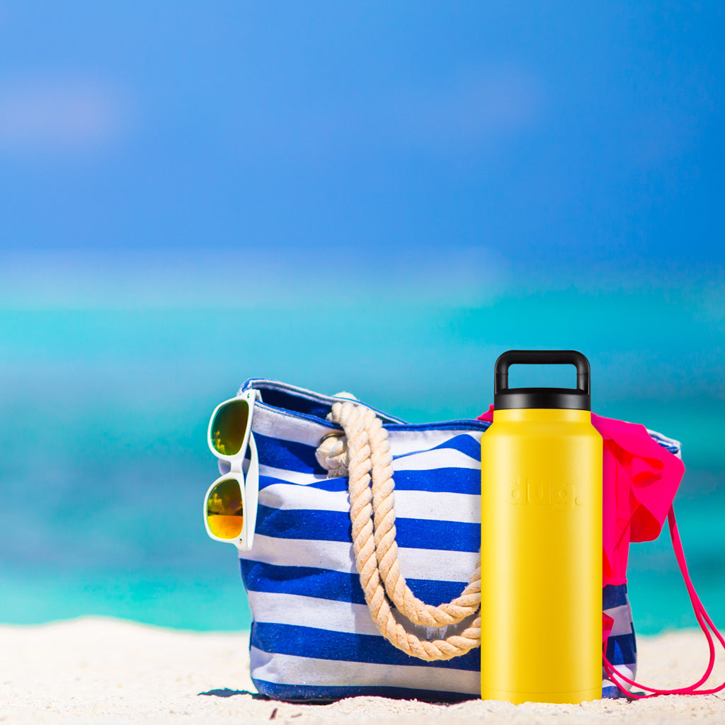 1L Insulated Water Bottle - Mellow Yellow | Leak-Proof & BPA-Free | Perfect for Gym, Hiking & Outdoor Activities
