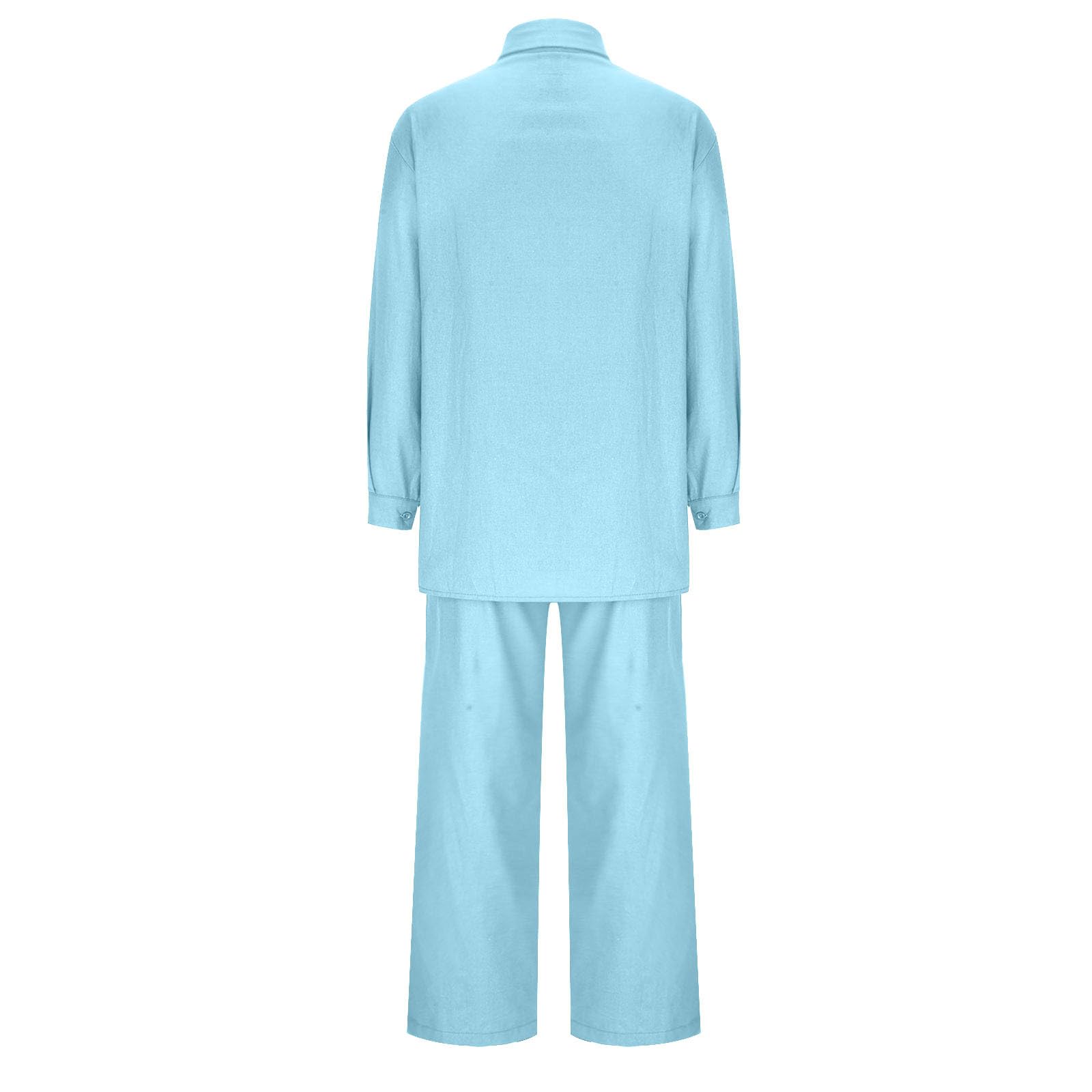 Stylish Women's 2-Piece Outfit Set - Red Palazzo Pants & Long Sleeve Cotton Top | Plus Size Fall Fashion | Perfect for Casual Wear, Office Outfits & Date Nights