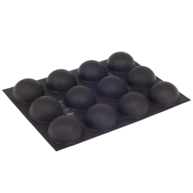 Premium Flexipan Half Sphere X Large Silicone Mold - Set of 12 Non-Stick Baking Forms for Professional Chefs & Home Bakers | Perfect for Chocolate, Jellies, Ice Cream & Dessert Making