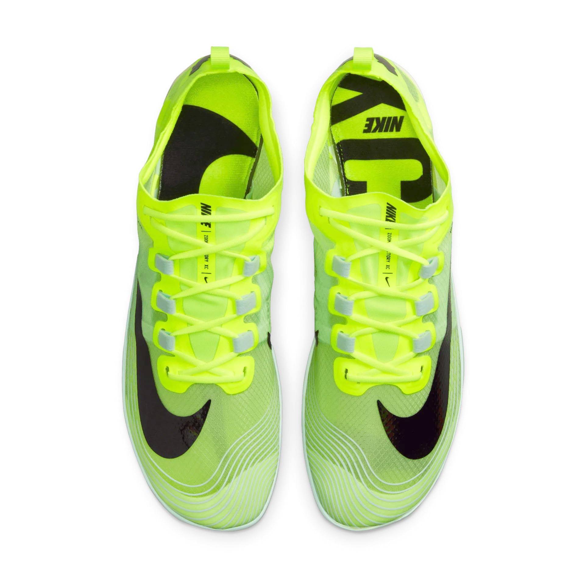 Nike Zoom Victory 5 XC Track & Field Running Spikes for Men & Women - Lightweight Racing Shoes for Cross Country & Distance Running (Size M 11.5/W 13) Volt/Cave Purple/Mint Foam/Coconut Milk | Perfect for Track Meets, Training & Competitive Running Events