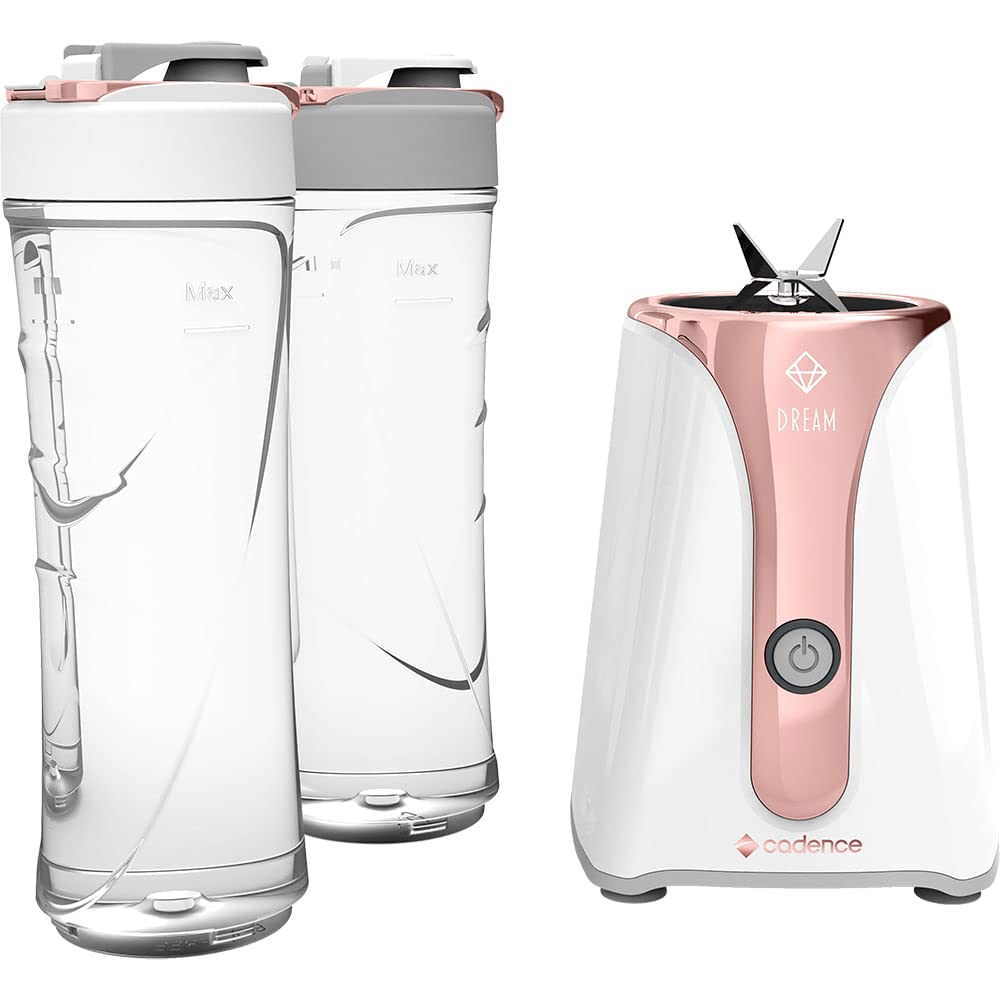 Premium Blender with 2 Glass Jars - 127V, Rose Gold Finish | Perfect for Smoothies, Juices & Meal Prep in Modern Kitchens